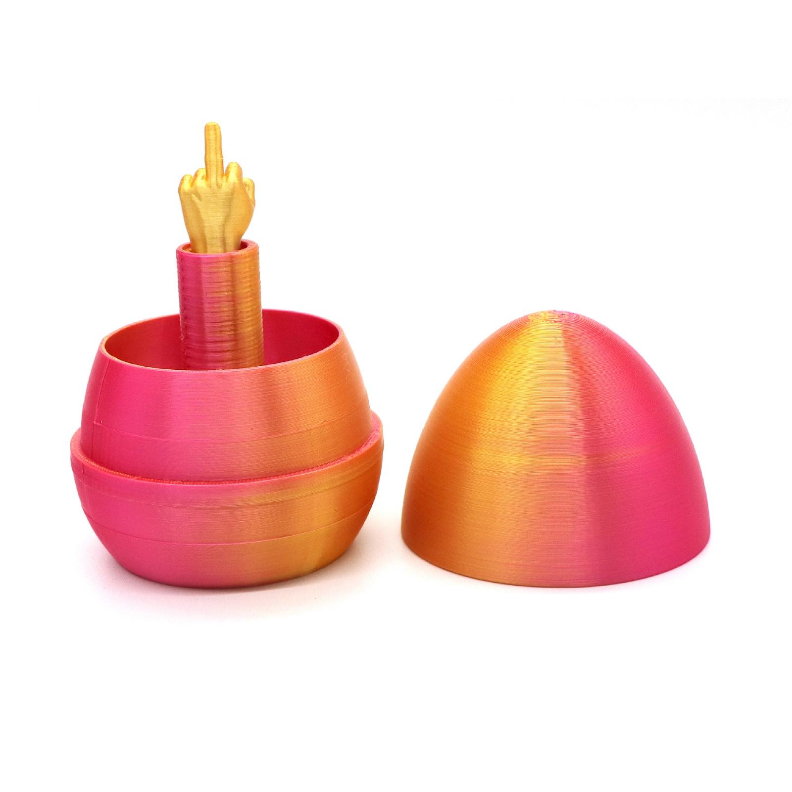

3D Printing Friendly Gesture Egg Decompression Tool Funny Toy Adult Gift Funny One Size