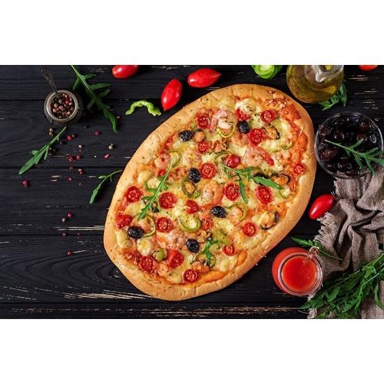 SARANZ Pizza Mix Jain Exotic Jain Seasoning Perfect for Snacks, Appetizers, Savouries, Entrees, Main Dishes Aromatic -100 Grams Sprinkler Jar