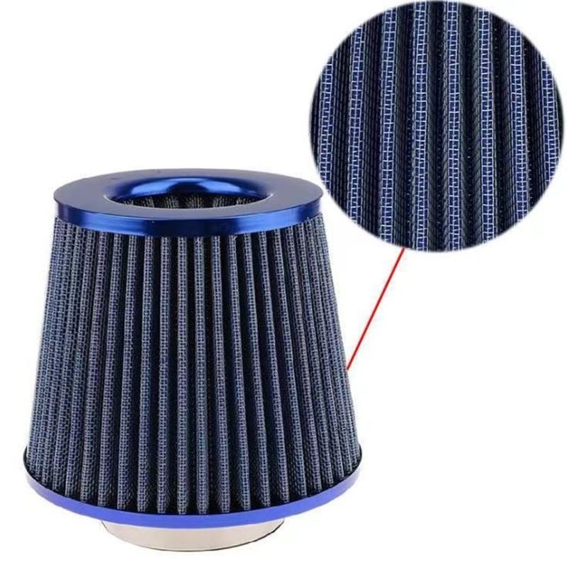 Car Modified 76MM Universal High Flow Mushroom Head Air Filter Air Intake Kit For Automotive Parts Cold Air Intake Air Filter