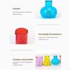 Educational Liquid Measure Tool 4 Colored Science Experiment Cups Mini Measuring Cups  Kindergarten