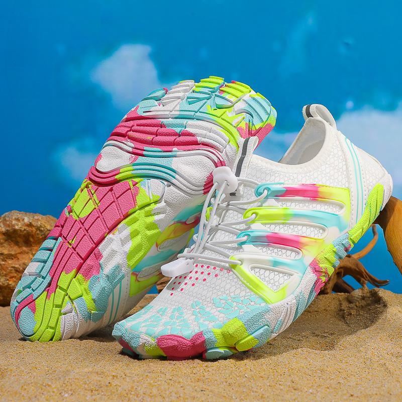 Mode Herren Damen Wasserschuhe Schnelltrocknende Wasserschuhe Atmungsaktiv Rutschfest Strandschuhe Fitnessstudio Wandern Schwimmen Watschuhe