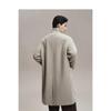 Peacebird Men's Winter Mid-Length Toggle Button Wool Blend Coat