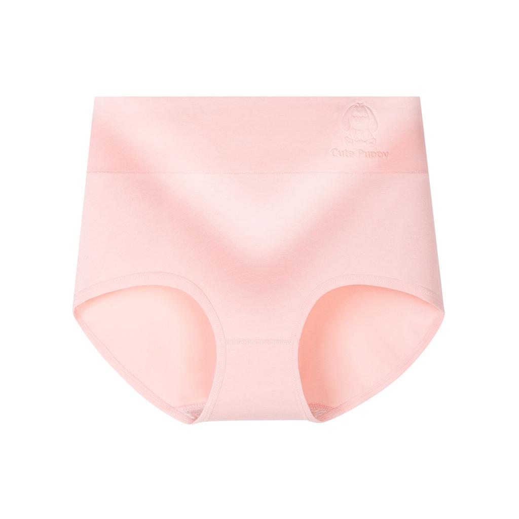 Big Size Ladies Spring and Autumn Pure Cotton 10A Anti  Bacteria High Waist Belly Triangle Briefs