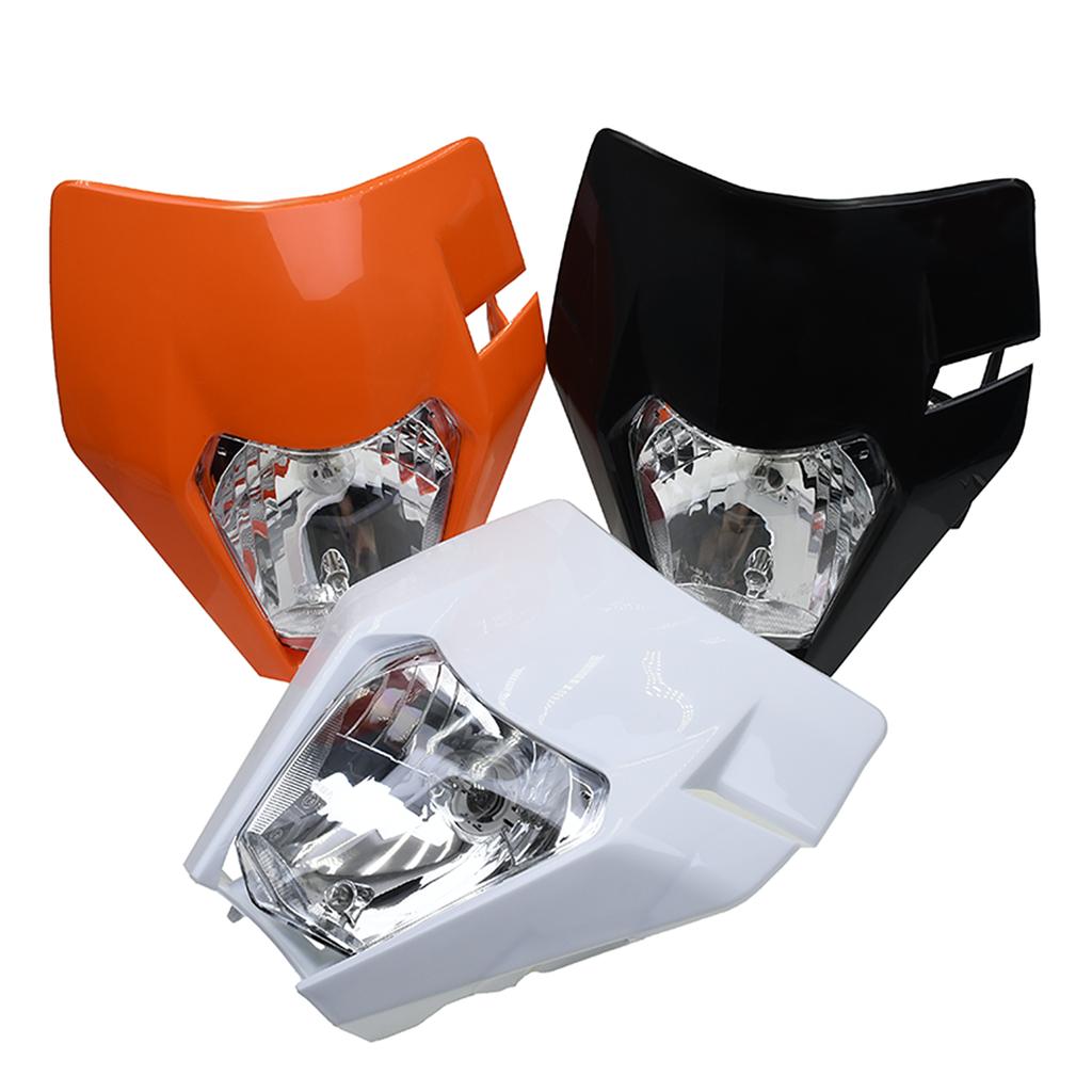 Motorcycle Headlight Enduro For KTM EXC EXC-F SX-F SX XC XC-W XC-F XCF-W 125-530 Universal Dirt Bike Motocross Headlights Plate