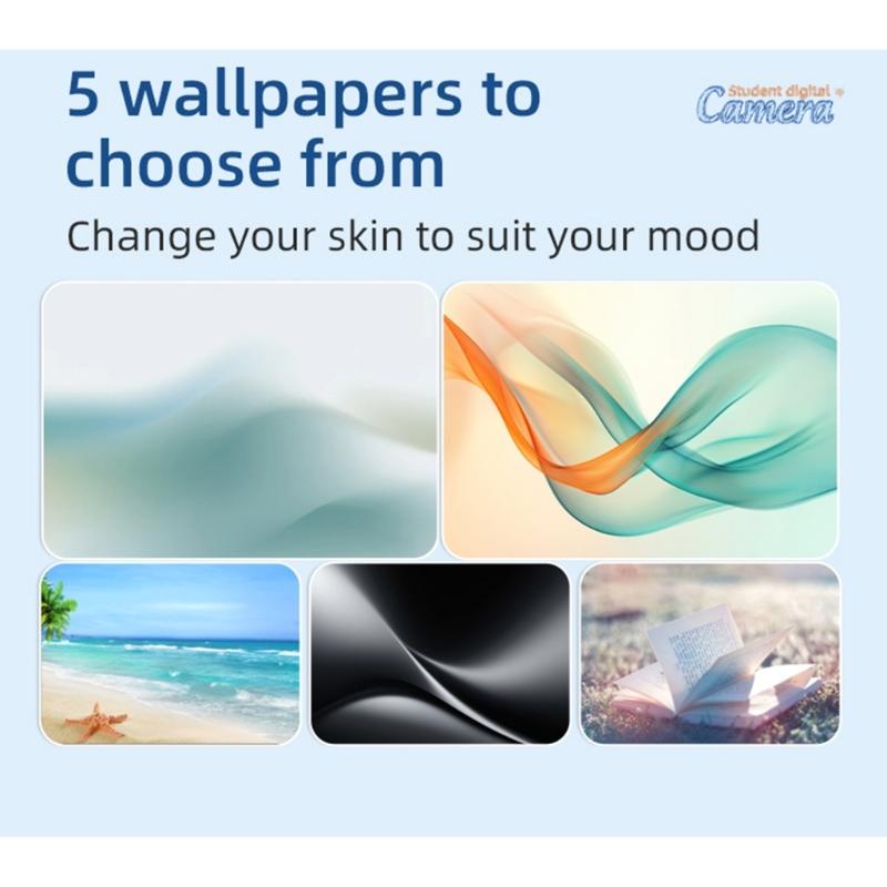 H12 Card Camera Kids Digital Camera 48MP Lens 2.8inch Screen 1080P for Children Boy Girls Birthday Gift