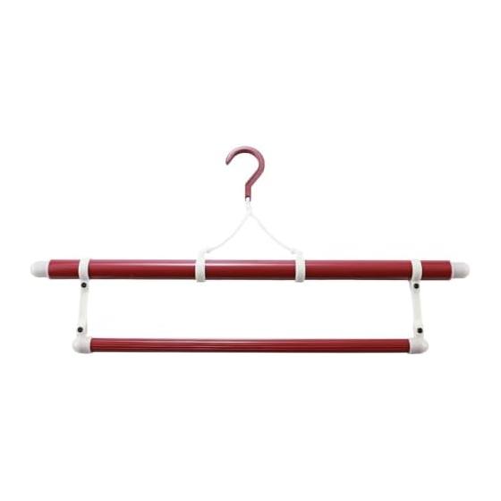 [SAKIKU-EN] Japanese Kimono Hanger, Set of 2, Regular Size or Long Size with Obi Hook, Telescopic Type, Luxury Japanese Clothes Hanger, Regular Size,