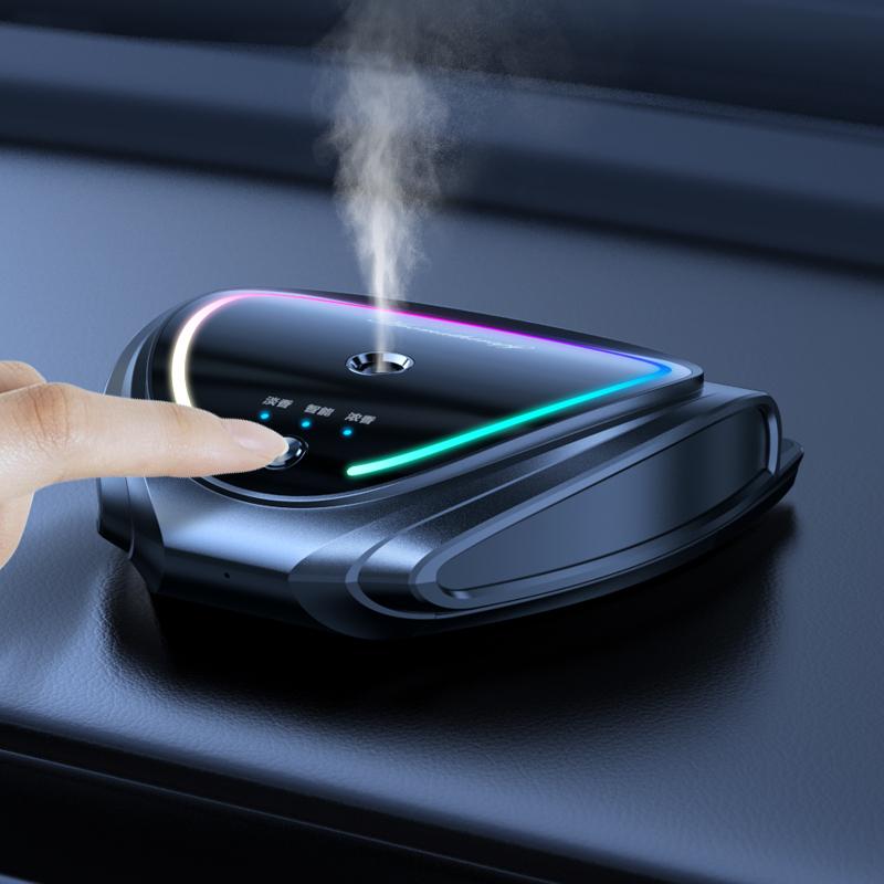 Solar Car Mounted Aromatherapy Perfume for Cars High Grade Parking Sign Men's Decorations Atmosphere Light Car Mounted Automatic