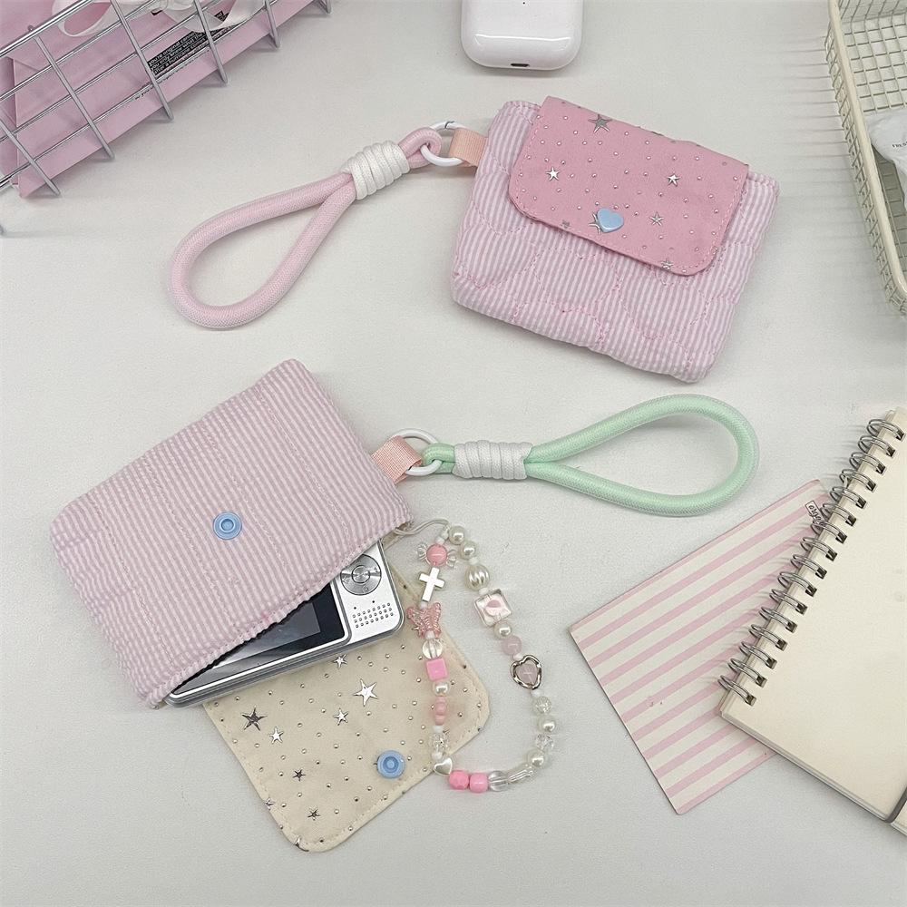 New Cute Star Print Storage Bag, Ins Style Multi-purpose Cosmetic Pouch, Travel Toiletry Bag for Daily Use