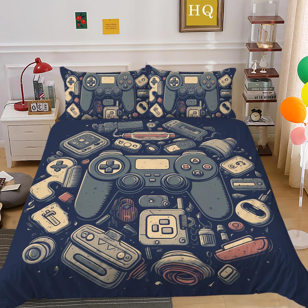 Game Handle Bedding Cover Suit High Quality Home Bedclothes Printed Bed Cover Sets Fashion Microfiber Home Bedding Sets