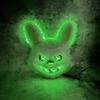 Halloween Luminous Mask Black Bear Brown Bear Cos Props LED Dance Party Scary Mask