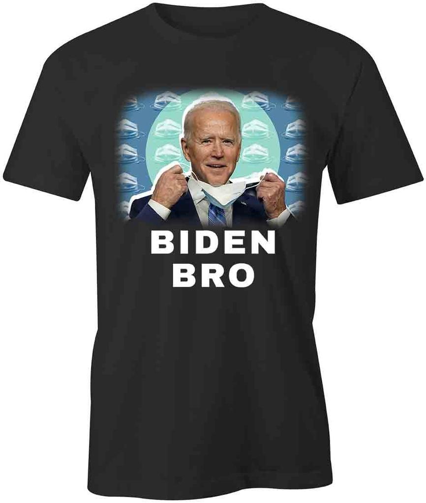 BIDEN BRO T-SHIRT TShirt Tee Short-Sleeved Cotton POLITICAL CLOTHING S1BCA637