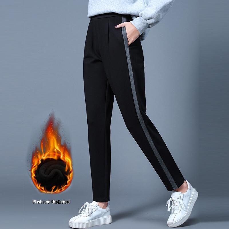 Trollman Women's Casual Side-Stripe Sweatpants