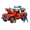 Bruder Land Rover Def. Wagon Firefighter Custom (with figure) BR02596