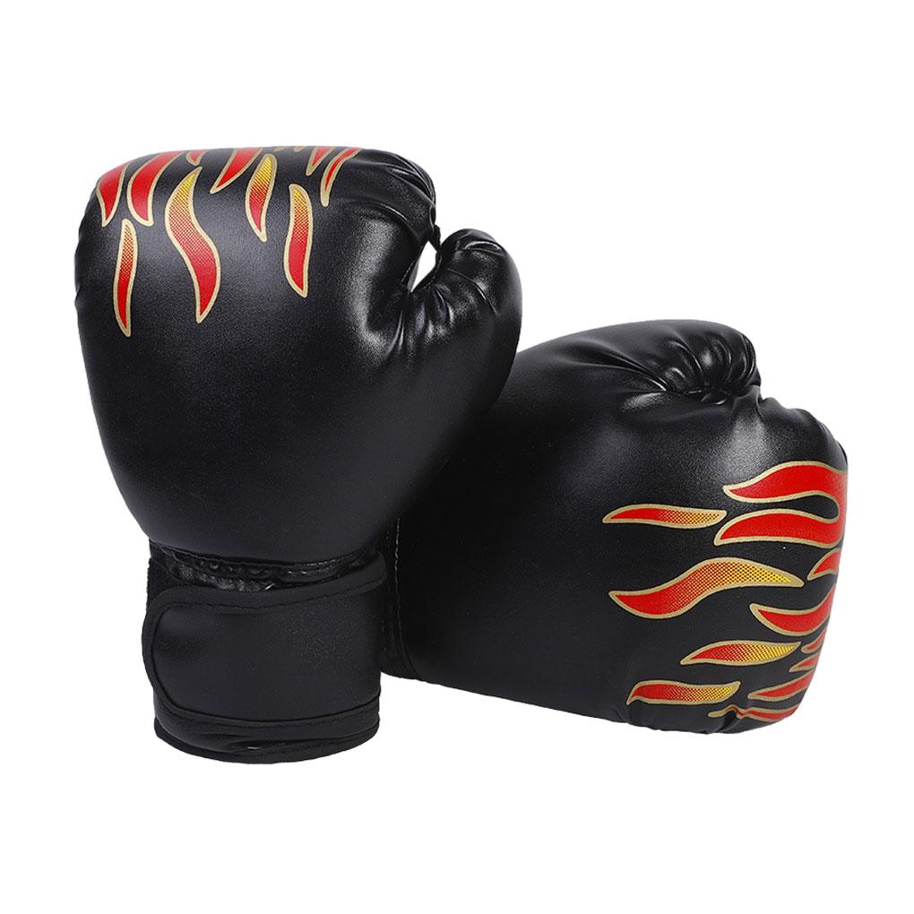 Boxing Glove Leather Kickboxing Protective Glove Aldult Kids Children Punching Training Sanda Sports Supplies Kids Boxing Gloves