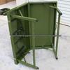 Mesa Plegable Portátil para Camping y Sillas, Set Color Verde Militar
