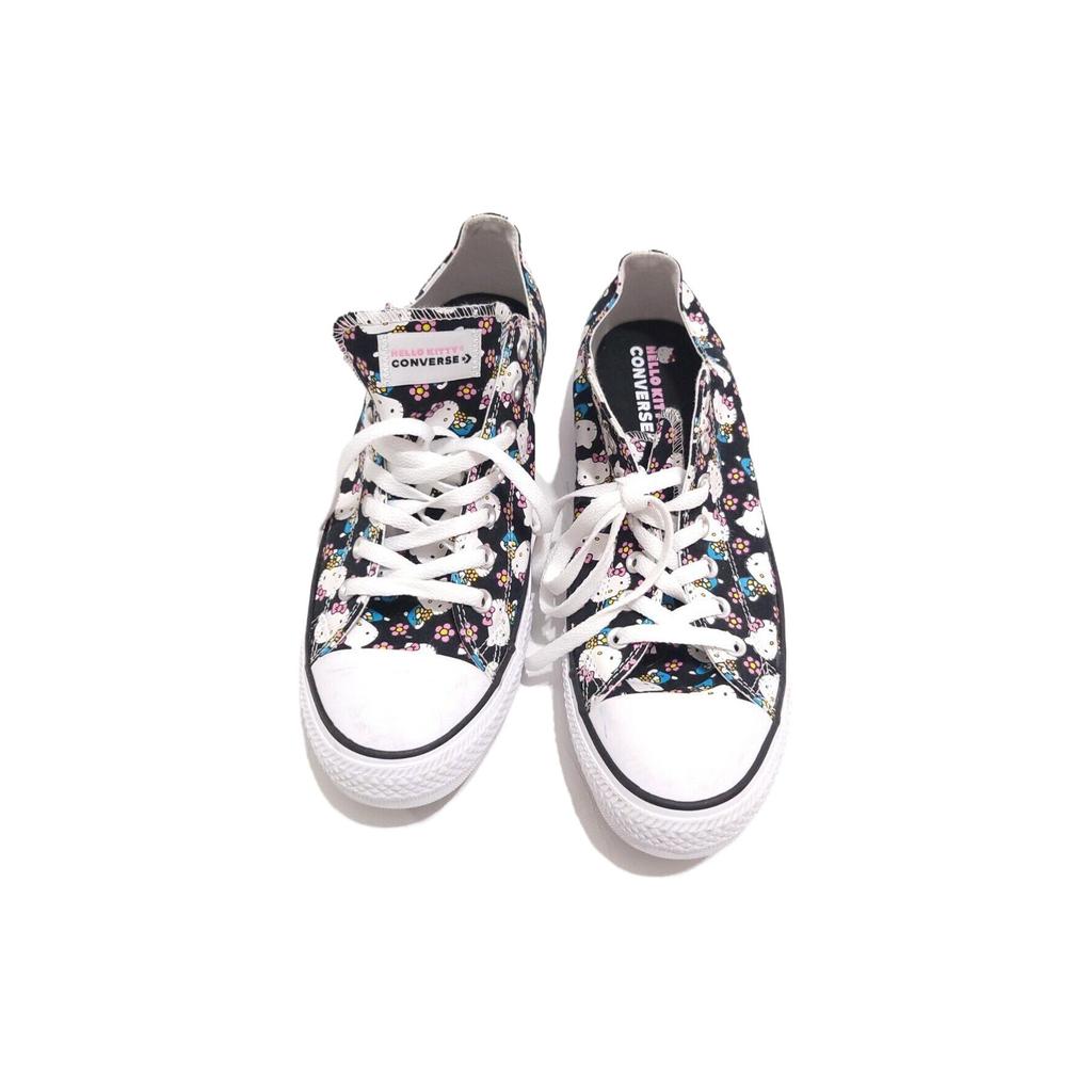 Chuck Taylor All Star Hello Kitty X Chuck Taylor All Star Converse Ox Kitty Flower Pattern 165765C