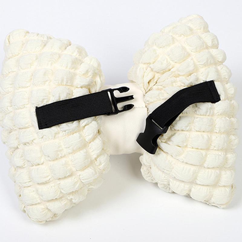 Top Quality Car Headrest Neck Pillow Women Bow-knot Car Office Chair Waist Cushion Lumbar Support Cute Car Accessories Girl
