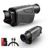 16X Dijital Zoomlu 1080P HD Tekli Dürbün, 7 Seviyeli Parlaklık Ayarı, Tam Karanlıkta 300 Metreye Kadar Net Görüntüleme