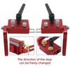 Miter Track Stop Alloy Steel T Slot Stop, Adjustable Fence Flip Stop Accurate Length Limit Device Woodworking Tool