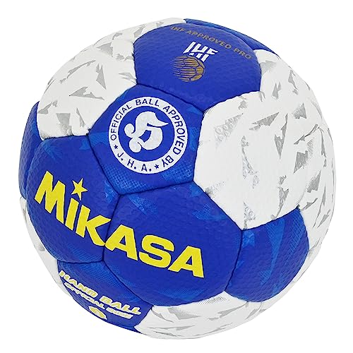 MIKASA Handball, IHF/JHA Certified, Size 3 (Men's, Adult/College/High School), HB350B-WBL, Recommended Internal Pressure 0.15-0.25 Kgf/cm²