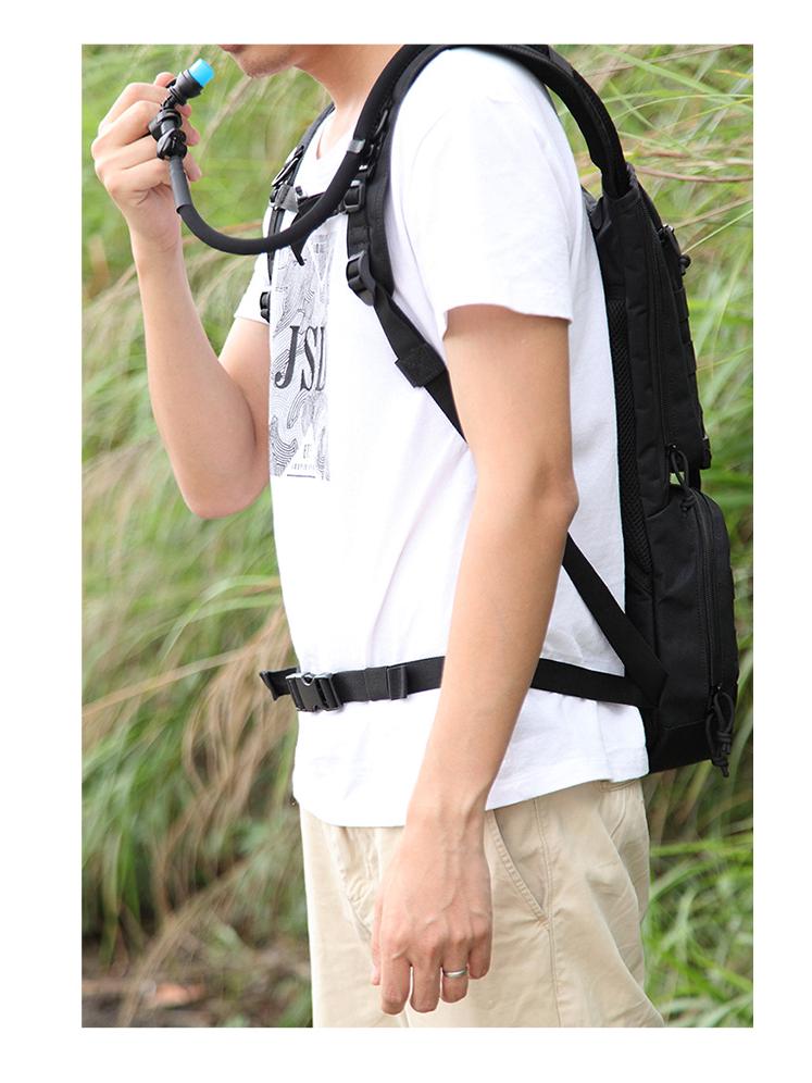 Military Tactical Hydration Pack: Waterproof Backpack for Hiking, Camping, and Cycling.