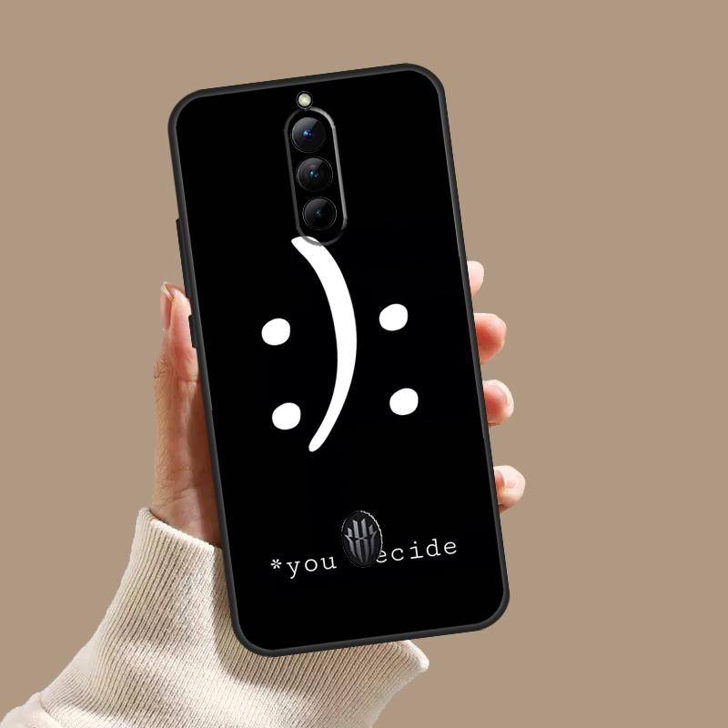 Sad Depression Black Word Case For ZTE Nubia Red Magic 10S 9S 8S 8 9 10 11 Pro Plus 6 7 6S 7S Pro 5G 6R 10 Air Cover