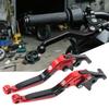 Brake Lever Motorcycle Lightweight Folding Handlebar Brake Comfortable Folding Joint Precise Control Handle For Motorbikes