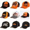 Ktm Baseball Cap With Embroidered Letter Pattern For Motorsports And Casual Wear