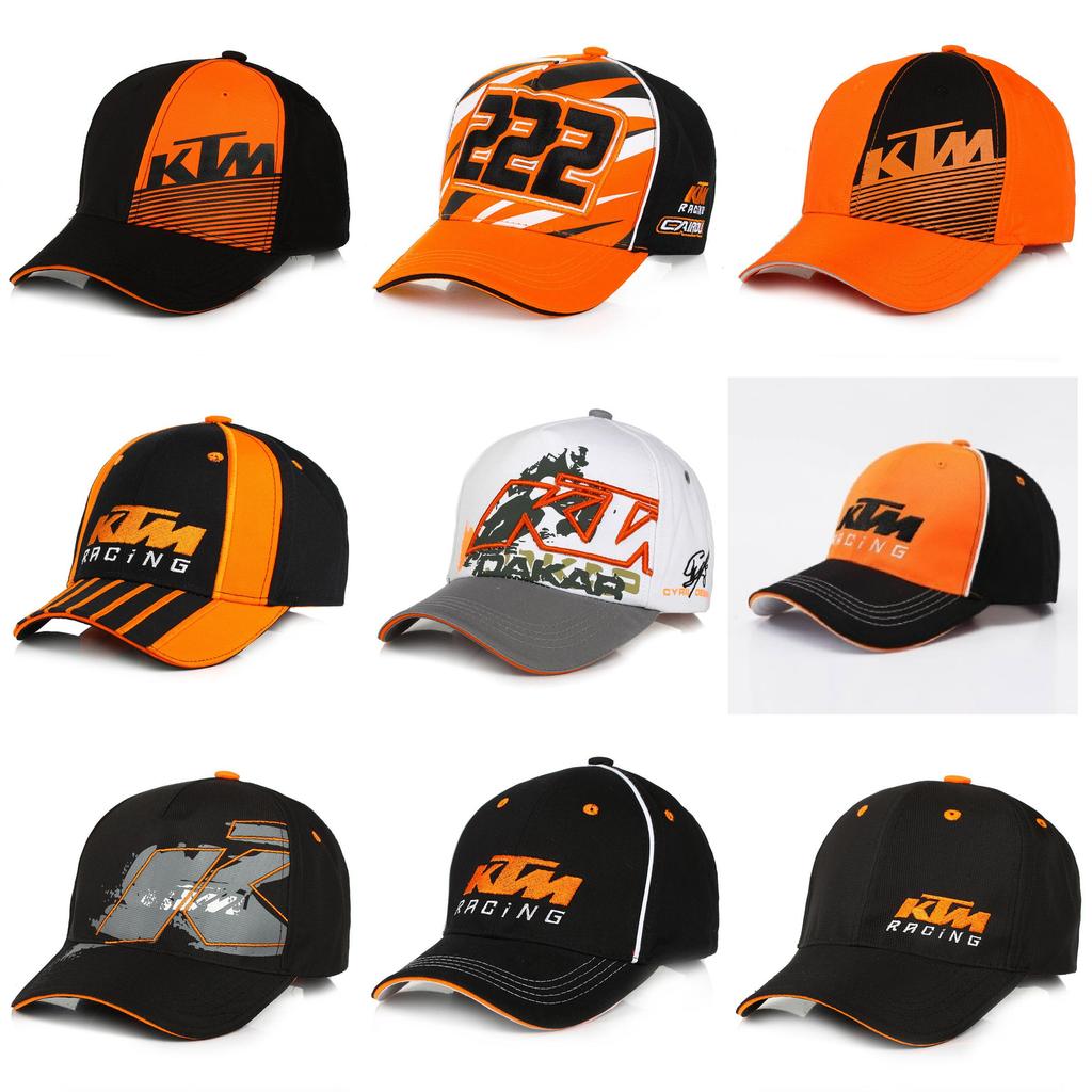 Ktm Baseball Cap With Embroidered Letter Pattern For Motorsports And Casual Wear