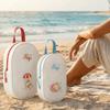 Handliche Gym Dry Bag Atmungsaktives Netz Reise Kulturtasche Cartoon Muster EVA Schwimmtasche Damen