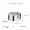 Ru Han Stainless Steel Double-Layer Lunch Box