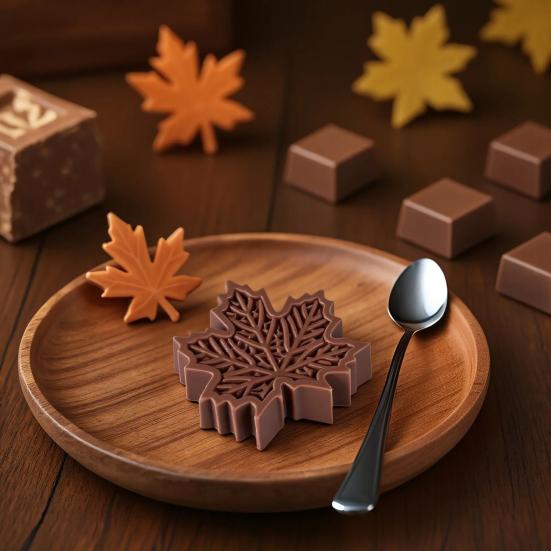 Lotus Rose Ginkgo Leaf Silicone Mold DIY Mousse Cake Chocolate Pudding Mold Non-Stick Baking Pan for Candy Jelly