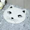 Cat Shaped Bathroom Non Slip Pad Cartoon Floor Mat Shower Foot Scrubber Mat  Washroom