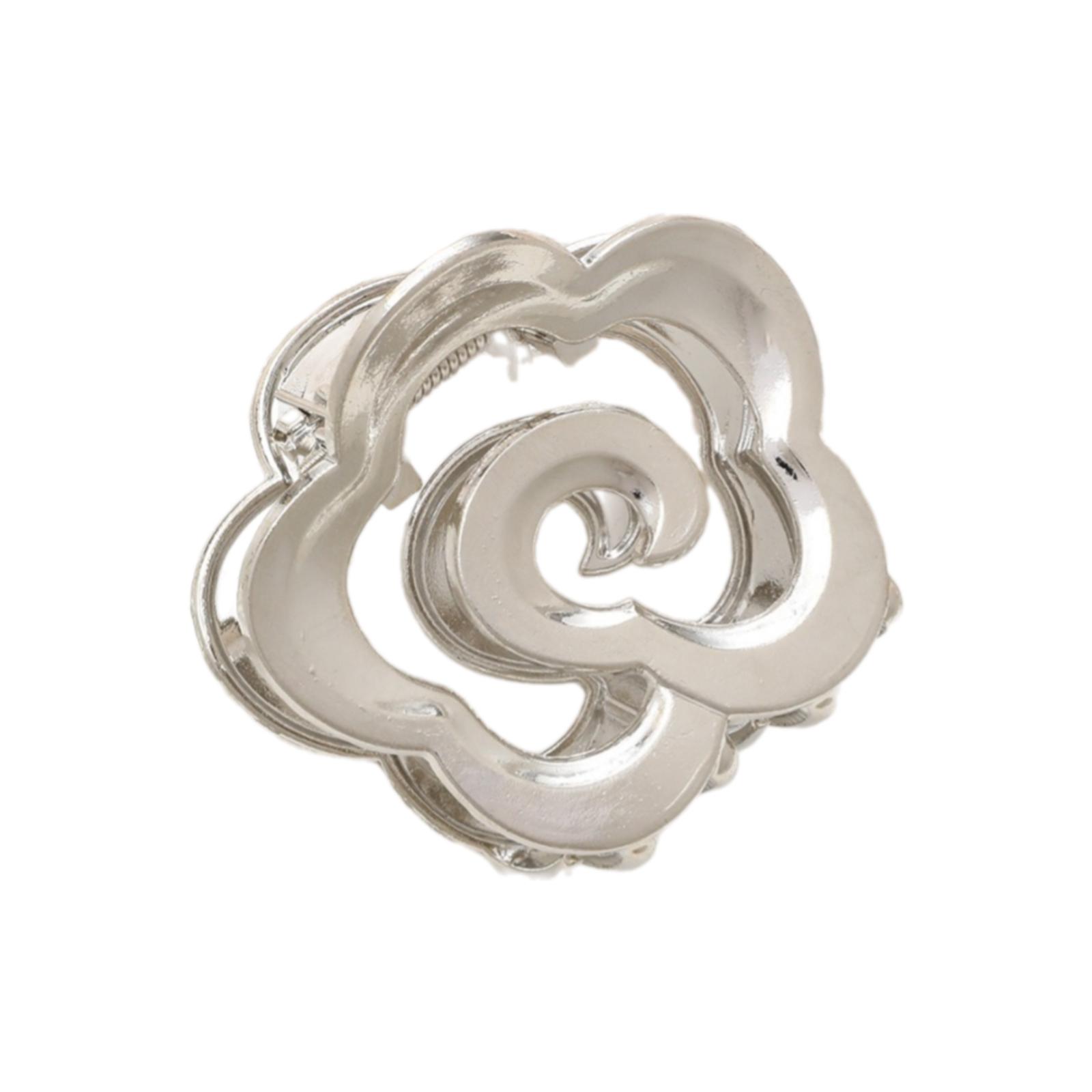 

Заколка для волос Rose Y2K Sweet Bunches Claw Clip Cute Hair Clip Headwear Hair Accessories for Women Girls серебряный