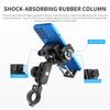 Motorcycle Phone Mount Holder Motorcycle Cellphone Mount, Bike Phone Handlebar Clamp with Anti Theft Lock