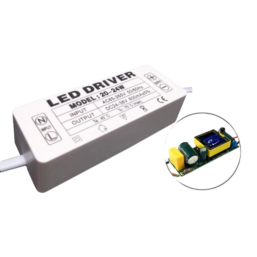 1pc 20W/30W LED Driver Power Supply AC85-265V Adapter Transformer Switch For Downlights Ceiling Lights Panel Lights All Lamps