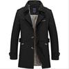 Autumn Men's Mid Length Windbreaker M-5XL Men's Jacket Casual Men's Jacket