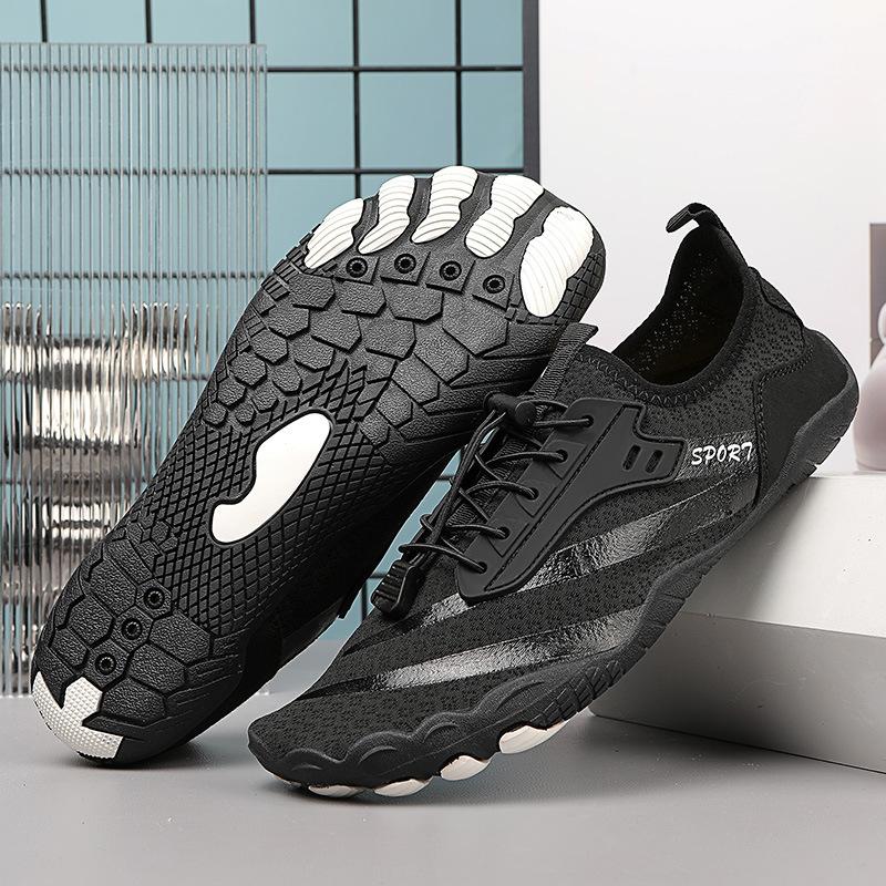 Five-finger barefoot shoes outdoor stream shoes men's and women's beach shoes sand-proof swimming snorkeling quick-drying fishing sea-catching shoes