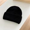 1pc Warm Knit Beanie for Men Women,Slouchy Beanie Hats Winter Knit Cap Soft Ski Hat Unisex,Thick Fisherman Cuff Plain Skull Caps