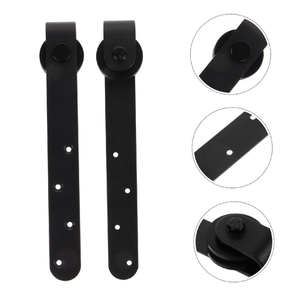 Cabinet Door Kit Barn Door Hardware Kit Small Space Solutions 23.7x5.5x4cm Compact Size Precision-Engineered Track