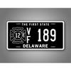 Personalized Delaware Volunteer Firefighter Themed Decorative Tag Ideal for Home Decor (Only Decoration)