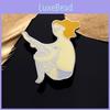Adorable Enamel Metal Badge Creative Cartoon Character Brooch For Unique Bag Accessory