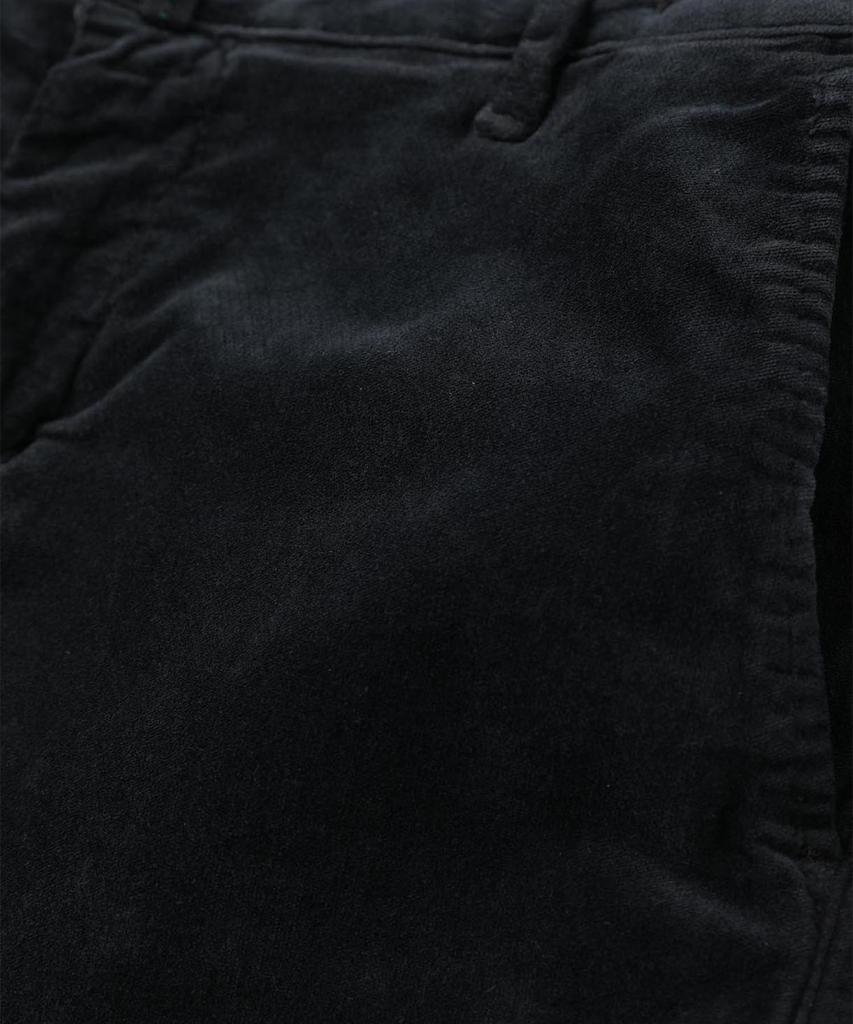 PANICALE Slim Fit Washed Cotton Pants [Black]