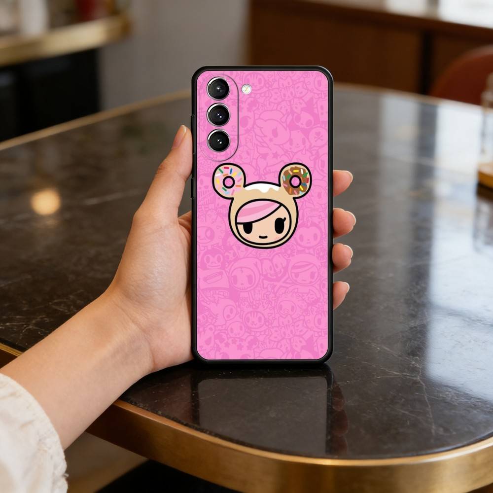 Japan T-Tokidokis CUTE Case for Samsung Galaxy S21 S25 FE S24 S23 Ultra S20 S9 S22 Plus S10 TPU Cover