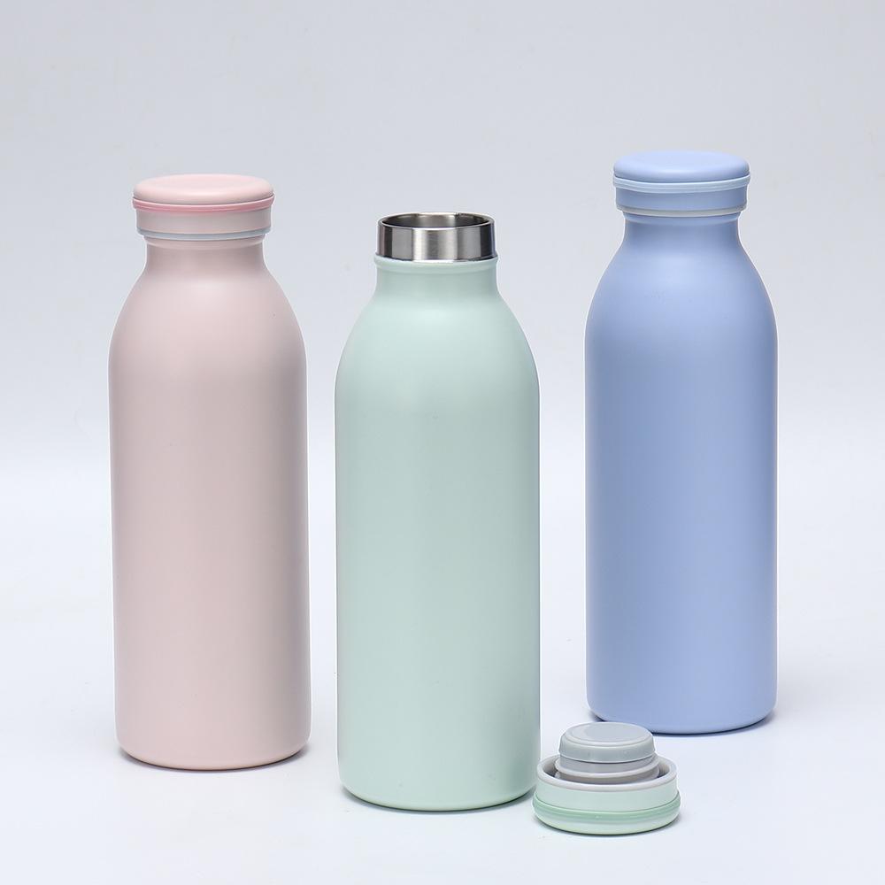 1PCS 304 Stainless Steel Cola Bottle Sports Kettle Keep Cold Thermal Cups Double Layers Vacuum Tumbler Mug Bike Water Bottle