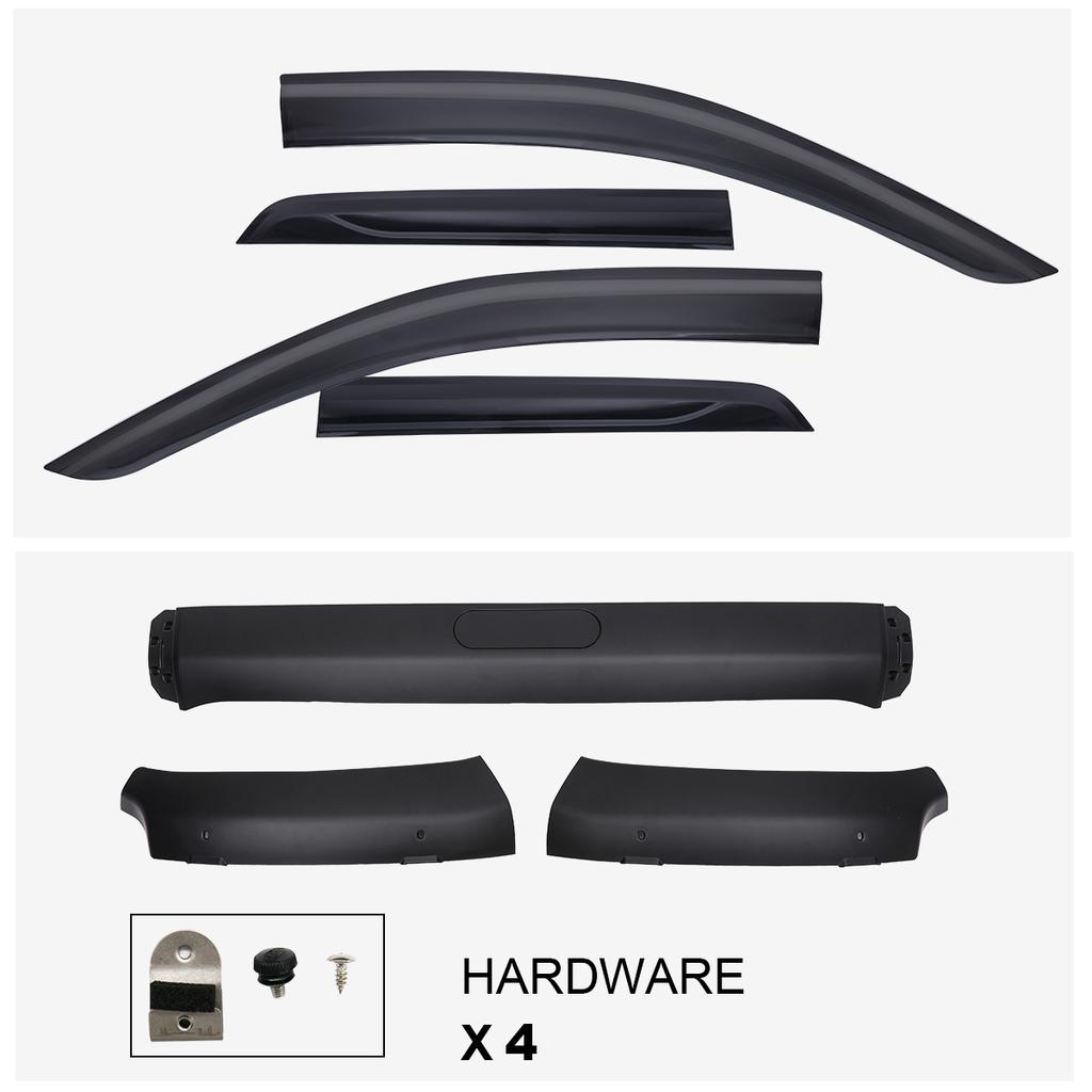 Insektenschutz Haubenabweiser Motorhaubenschutz + Fensterabweiser Wetterschutz FÜR FORD EVEREST 2015 2016 2017 2018 2019 2020 2025 2025