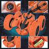 ROBOT PLAZA RC Car, Off-Road, RC Action Buggy, 4WD, Double-Sided, Kids Toy for Boys, 4WD, Fast (Orange)
