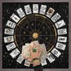 Square Flannelette Tarot Altar Cloth Board Game Pad Astrological Oracles Pad Table Cover Card Mat Divinations Tablecloth