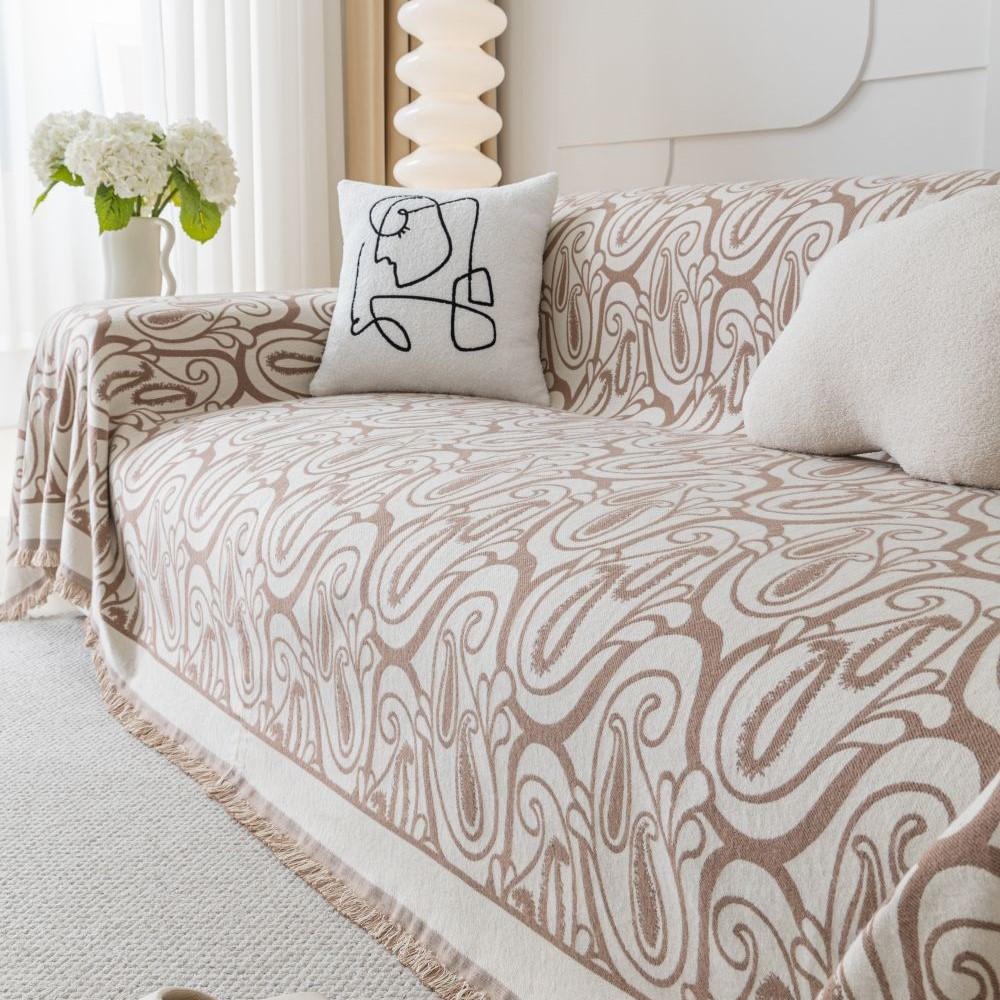 Paisley-Sofakissenbezug, doppelseitiger Couchbezug, Sofa-Schonbezug, universeller Anti-Katzen-Sofabezug, 1,2,3,4-Sitzer-Bandana-Decke