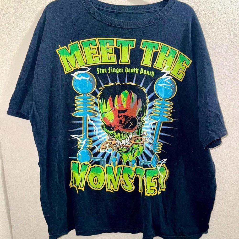 2018 Five Finger Death Punch Meet The Monster Tour shirt BL783 Unisex T-Shirt M